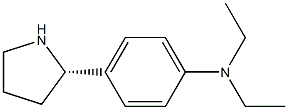 (S)-N,N-DIETHYL-4-(PYRROLIDIN-2-YL)BENZENAMINE Struktur