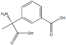 3-((1R)-1-AMINO-1-CARBOXYETHYL)BENZOIC ACID Struktur