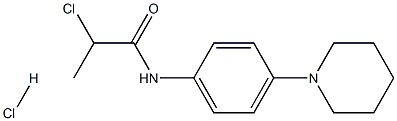 2-CHLORO-N-(4-PIPERIDIN-1-YLPHENYL)PROPANAMIDE HYDROCHLORIDE Struktur