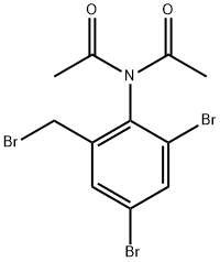 2-DIACETYLAMINO-3,5-DIBROMOBENZYL BROMIDE Struktur