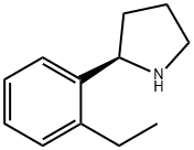 (2R)-2-(2-ETHYLPHENYL)PYRROLIDINE Struktur