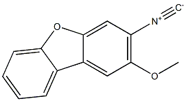 2-METHOXYDIBENZO[B,D]FURAN-3-YL ISOCYANIDE Struktur