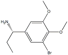 (1S)-1-(5-BROMO-3,4-DIMETHOXYPHENYL)PROPYLAMINE Struktur