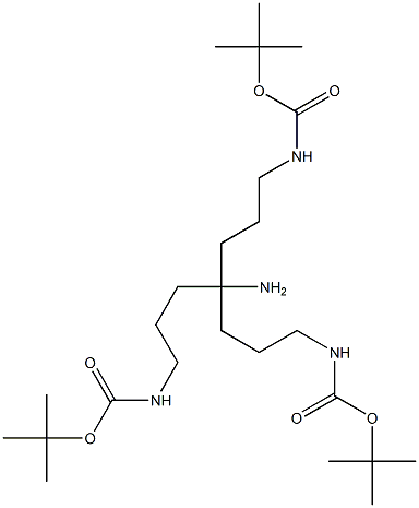 TRIS(N-BOC-3-AMINOPROPYL)AMINOMETHANE Struktur