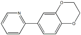 2-[3,4-(ETHYLENEDIOXY)PHENYL]PYRIDINE Struktur