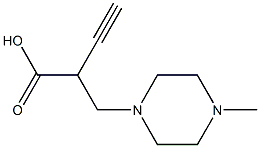 2-(4-METHYL-PIPERAZIN-1-YLMETHYL)-BUT-3-YNOIC ACID Struktur