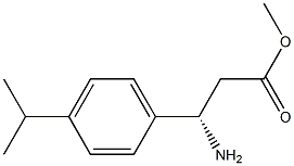 METHYL (3S)-3-AMINO-3-[4-(METHYLETHYL)PHENYL]PROPANOATE Struktur