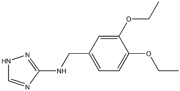 N-(3,4-DIETHOXYBENZYL)-1H-1,2,4-TRIAZOL-3-AMINE Struktur