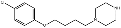 1-[4-(4-CHLORO-PHENOXY)-BUTYL]-PIPERAZINE Struktur