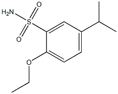 2-ETHOXY-5-ISOPROPYL-BENZENESULFONAMIDE Struktur