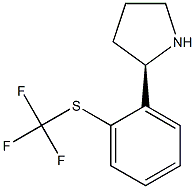 [2-((2R)PYRROLIDIN-2-YL)PHENYLTHIO]TRIFLUOROMETHANE Struktur