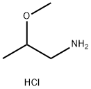 2-METHOXY-1-PROPANAMINE HYDROCHLORIDE Struktur