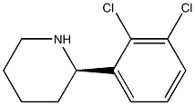 (R)-2-(2,3-DICHLOROPHENYL)PIPERIDINE Struktur