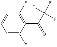 1-(2,6-DIFLUOROPHENYL)-2,2,2-TRIFLUOROETHANONE Struktur