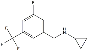 (1S)CYCLOPROPYL[5-FLUORO-3-(TRIFLUOROMETHYL)PHENYL]METHYLAMINE Struktur