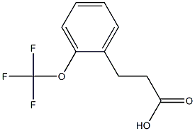 2-(TRIFLUOROMETHOXY)HYDROCINNAMIC ACID Struktur