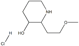 2-(2-METHOXY-ETHYL)-PIPERIDIN-3-OL HYDROCHLORIDE Struktur