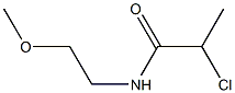 2-CHLORO-N-(2-METHOXYETHYL)PROPANAMIDE Struktur