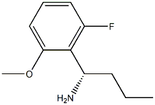 (1S)-1-(6-FLUORO-2-METHOXYPHENYL)BUTYLAMINE Struktur