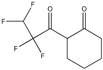 2-(2,2,3,3-TETRAFLUOROPROPANOYL)CYCLOHEXANONE Struktur