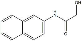 2-HYDROXY-N-2-NAPHTHYLACETAMIDE Struktur