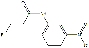 3-BROMO-N-(3-NITROPHENYL)PROPANAMIDE Struktur