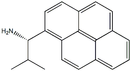 (1S)-2-METHYL-1-PYRENYLPROPYLAMINE Struktur