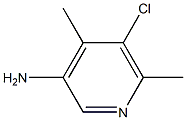 5-CHLORO-4,6-DIMETHYLPYRIDIN-3-AMINE Struktur