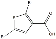 2,5-DIBROMOTHIOPHENE-3-CARBOXYLIC ACID Struktur