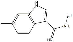 N-HYDROXY-6-METHYLINDOLE-3-CARBOXAMIDINE Struktur