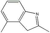 2,4-DIMETHYL-3H-INDOLE Struktur