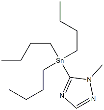 1-METHYL-5-(TRIBUTYLSTANNYL)-1,2,4-TRIAZOLE Struktur