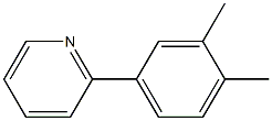 2-(3,4-DIMETHYLPHENYL)PYRIDINE Struktur