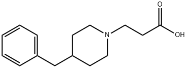 3-(4-BENZYL-PIPERIDIN-1-YL)-PROPIONIC ACID Struktur