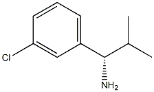 (1S)-1-(3-CHLOROPHENYL)-2-METHYLPROPYLAMINE Struktur