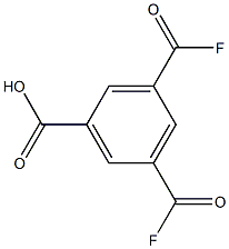 3,5-BIS(FLUOROCARBONYL)BENZOIC ACID Struktur