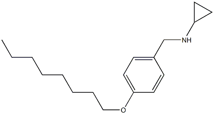 (1R)CYCLOPROPYL(4-OCTYLOXYPHENYL)METHYLAMINE Struktur