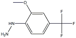 (2-METHOXY-4-TRIFLUOROMETHYL-PHENYL)-HYDRAZINE Struktur