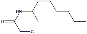 2-CHLORO-N-(1-METHYLHEPTYL)ACETAMIDE Struktur