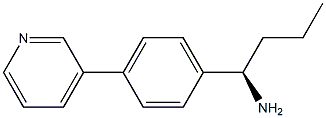 (1R)-1-(4-(3-PYRIDYL)PHENYL)BUTYLAMINE Struktur