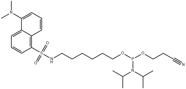 C 6-DANSYL CEP Struktur