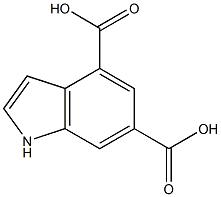 4,6-INDOLEDICARBOXYLIC ACID Struktur