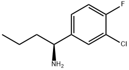 (1S)-1-(3-CHLORO-4-FLUOROPHENYL)BUTYLAMINE Struktur