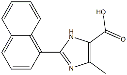 5-METHYL-2-NAPHTHALEN-1-YL-3H-IMIDAZOLE-4-CARBOXYLIC ACID Struktur