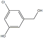 3-CHLORO-5-(HYDROXYMETHYL)PHENOL Struktur