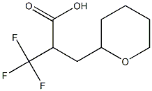 3,3,3-TRIFLUORO-2-(TETRAHYDRO-2H-PYRAN-2-YLMETHYL)PROPANOIC ACID Struktur