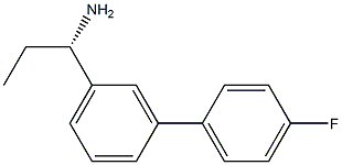 (1S)-1-[3-(4-FLUOROPHENYL)PHENYL]PROPYLAMINE Struktur