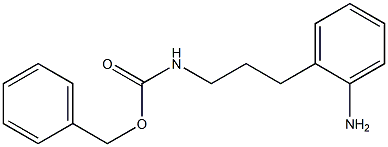 2-(3-BENZYLOXYCARBONYLAMINOPROPYL)ANILINE Struktur