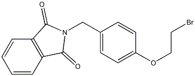 2-[4-(2-BROMO-ETHOXY)-BENZYL]-ISOINDOLE-1,3-DIONE Struktur