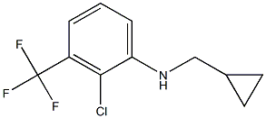 (1S)[2-CHLORO-3-(TRIFLUOROMETHYL)PHENYL]CYCLOPROPYLMETHYLAMINE Struktur